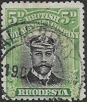 Rhodesia 1913 British South Africa Company Head SG 212 Fine Used