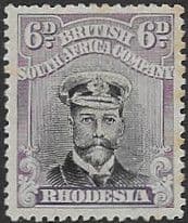 Rhodesia 1913 British South Africa Company Head SG 213 Fine Mint