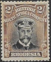 Rhodesia 1913 British South Africa Company Head SG 214 Fine Mint