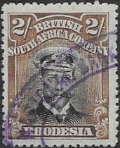 Rhodesia 1913 British South Africa Company Head SG 214 Fine Used