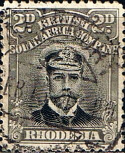 Rhodesia 1913 British South Africa Company Head SG 219 Fine Used