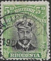 Rhodesia 1913 British South Africa Company Head SG 227 Fine Used