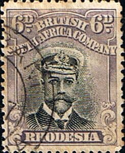 Rhodesia 1913 British South Africa Company Head SG 228 Fine Used