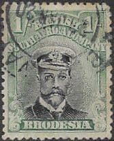 Rhodesia 1913 British South Africa Company Head SG 232 Fine Used