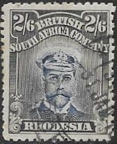 Rhodesia 1913 British South Africa Company Head SG 236 Fine Used