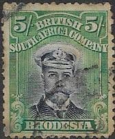 Rhodesia 1913 British South Africa Company Head SG 275 Find Used