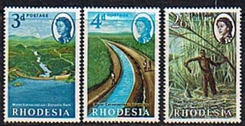 Rhodesia 1965 Water Conservation Set Fine Mint