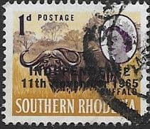 Rhodesia 1966 Independence Overprint SG 360 Fine Used