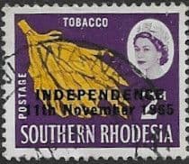 Rhodesia 1966 Independence Overprint SG 361 Fine Used (1)