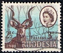 Rhodesia 1967 Dual Currency Overprints SG 408 Fine Used