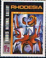Rhodesia 1967 Rhodes National Gallery SG 416 Fine Mint
