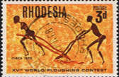 Rhodesia 1968 World Ploughing Contest SG 422 Fine Used