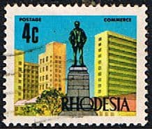 Rhodesia 1970 Commerce SG 442b Fine Used