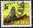 Rhodesia 1970 Mining SG 443 Fine Used