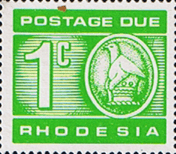 Rhodesia 1970 Postage Due SG D18 Fine Mint