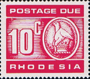 Rhodesia 1970 Postage Due SG D22 Fine Mint