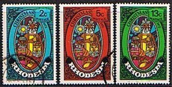 Rhodesia 1972 Christmas Set Fine Used