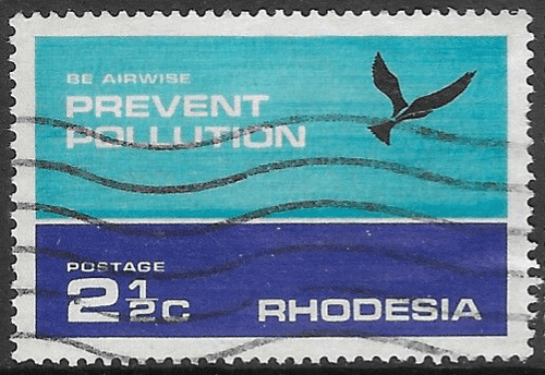 Rhodesia 1972 Prevent Pollution SG 470 Fine Used