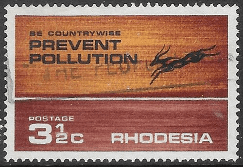 Rhodesia 1972 Prevent Pollution SG 471 Fine Used