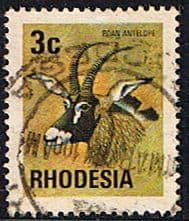 Rhodesia 1974 Antelopes SG 491 Fine Used