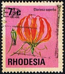 Rhodesia 1974 Wild Flowers SG 495 Fine Used