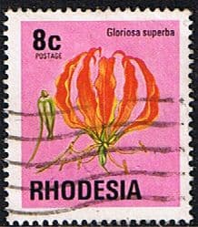 Rhodesia 1974 Wild Flowers SG 496 Fine Used