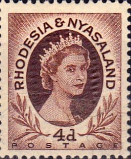 Rhodesia and Nyasaland 1954 Queen Elizabeth II SG 5 Fine Mint