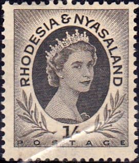 Rhodesia and Nyasaland 1954 Queen Elizabeth II SG 9 Fine Mint