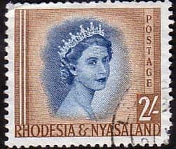 Rhodesia and Nyasaland 1954 Queen Elizabeth II SG11 Fine Mint