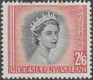 Rhodesia and Nyasaland 1954 Queen Elizabeth II SG12 Fine Mint