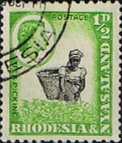 Rhodesia and Nyasaland 1959 SG 18 Tea Picking Fine Used