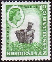 Rhodesia and Nyasaland 1959 SG 18a Tea Picking Fine Mint