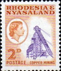 Rhodesia and Nyasaland 1959 SG 20 Copper Mining Fine Mint