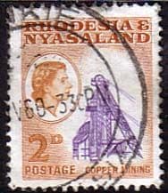 Rhodesia and Nyasaland 1959 SG 20 Copper Mining Fine Used