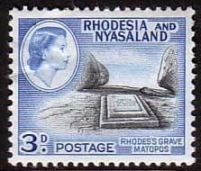 Rhodesia and Nyasaland 1959 SG 22 Rhodes's Grave Fine Mint