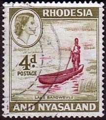 Rhodesia and Nyasaland 1959 SG 23 Lake Bangweulu Fine Used