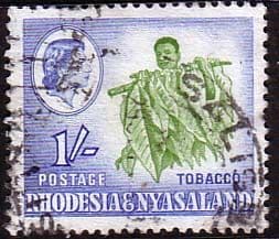 Rhodesia and Nyasaland 1959 SG 25 Tobacco Fine Used