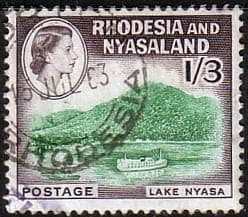 Rhodesia and Nyasaland 1959 SG 26 Lake Nyasa Fine Used
