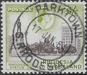 Rhodesia and Nyasaland 1959 SG 29 Rhodes Statue Fine Used