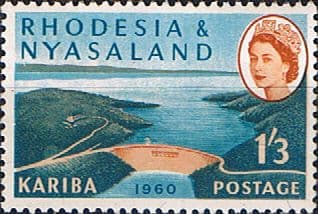 Rhodesia and Nyasaland 1960 Kariba Dam Sg 35 Fine Mint