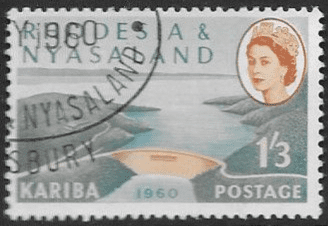 Rhodesia and Nyasaland 1960 Kariba Dam SG 35 Fine Used