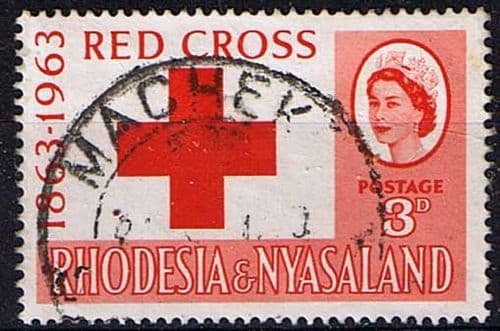 Rhodesia and Nyasaland 1963 Red Cross Centenary Fine Used