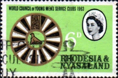 Rhodesia and Nyasaland 1963 World Council of Young Men's Service Clubs SG 48 Fine Used