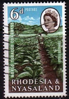Rhodesia and Nyasaland 1963 World Tobacco Congress SG 44 Fine Used