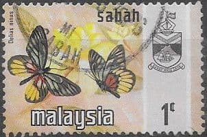 Sabah 1971 SG 432 Delius Ninus Fine Used