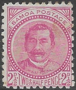 Samoa 1895 King Malietoa Laupepa SG 60a Fine Mint