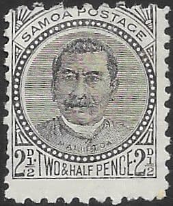 Samoa 1896 King Malietoa Laupepa SG 81 Fine Mint