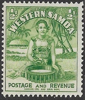 Samoa 1935 SG 180 Samoan Girl Fine Mint