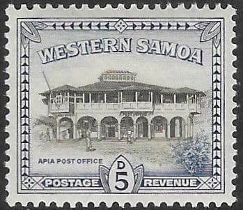 Samoa 1944 SG 205 Apia Post office Fine Mint