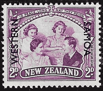 Samoa 1946 SG 216 Peace Issue Fine Mint